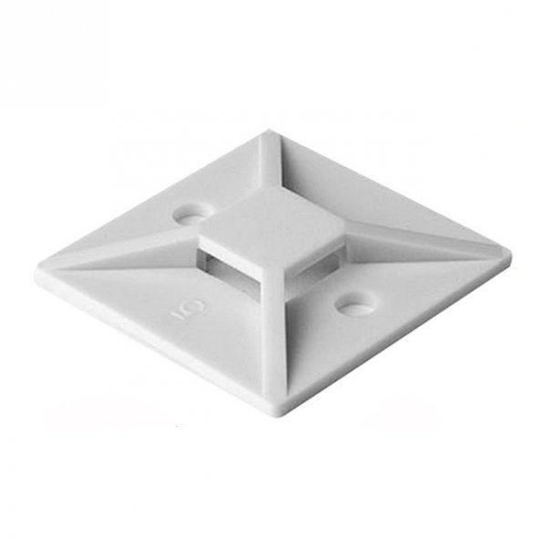 25 Adet - Yapışkanlı Kroşe - 30 30Mm Kablo Bağı