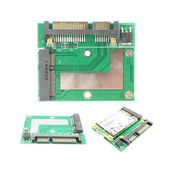 Msata Ssd To Sata Çevirici Kart Mini Pcıe Msata SsdDen 2.5 Sata (551664175) - 7