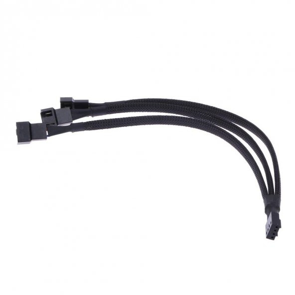 4 Pin Fan Çoklayıcı Y Pwm Çoklayıcı Splitter Kablosu 3 Pin 3 Port - 3