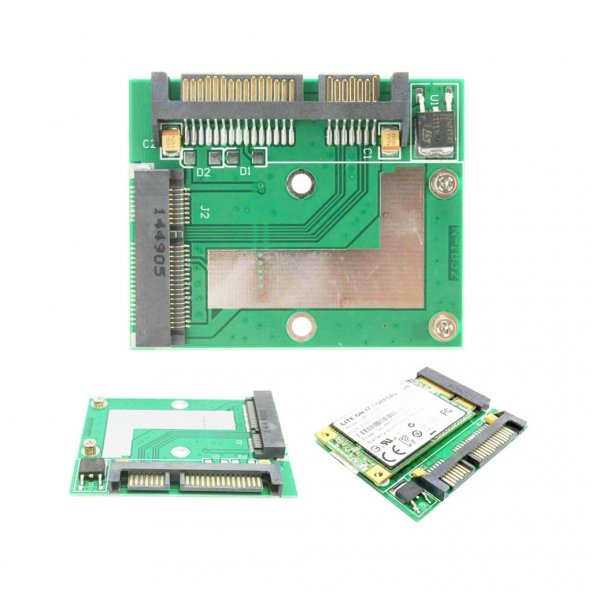 Msata Mini Sata Ssd To Sata Çevirici Pcıe Msata SsdDen 2.5 Sata (551664140) - 6