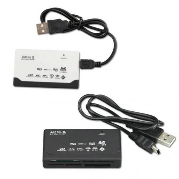 Çoklu Kart Okuyucu All İn 1 Cf Micro Sd Sd Mini Sd Sd Hc Card Reader - 2