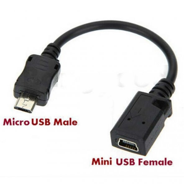 Mikro Micro Usb Mini Usb Çevirici Kablo Adaptör - 4