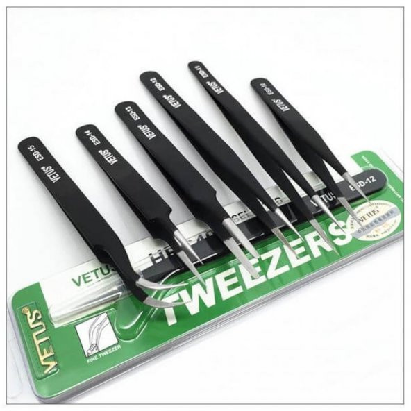 Turbosepet Vetus Elektronik Cımbız Setitweezer Set Hassas Antistatik Çelik 519173253 ürün görseli
