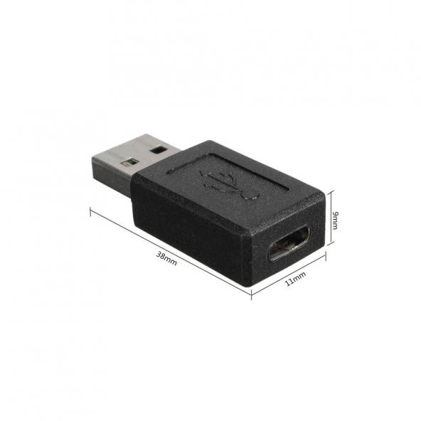 Usb 3.0 Erkek To Usb 3.1 Type-C Dişi Çevirici Dönüştürücü Adaptör - 3