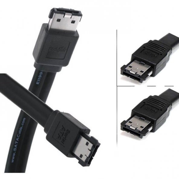 E-Sata To Esata E-Sata Data Veri Kablosu 1 Metre - Resim 4