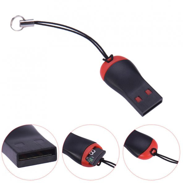 Micro Sd Hafıza Kartı Okuyucu Usb Kart Okuyucu - 2
