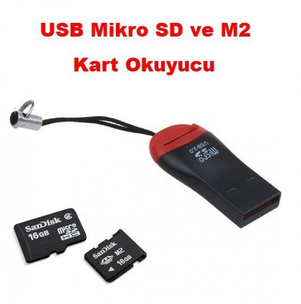 Micro Sd Hafıza Kartı Okuyucu Usb Kart Okuyucu - 3