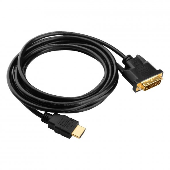 Hdmi To Dvi Kablo Dvi To Hdmi Görüntü Kablosu Çift Yönlü 1.8M - 2