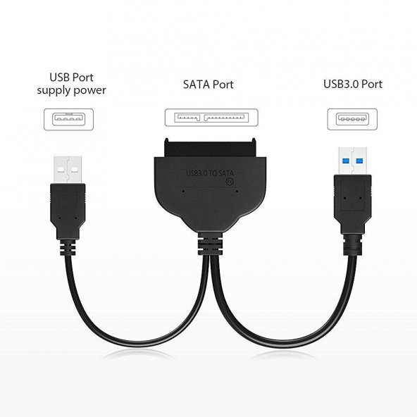2.5 Inç Usb 3.0 Sata Ssd Hdd Hard Disk Data Kablosu Koruma Kutusu - 6
