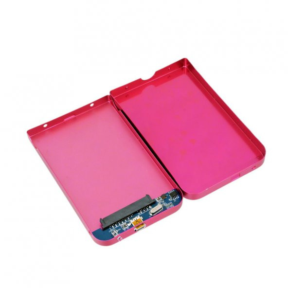 2.5 İnç Sata Hdd Ssd Harddisk Kutusu İnce Slim Kutu Kablo + Kılıf - 3
