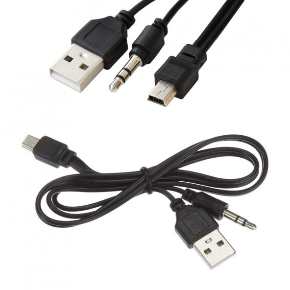 Mp3 Mp4 Player Müzik Kutusu Usb Şarj Ve 3.5Mm Aux Kablo ürün görseli 1