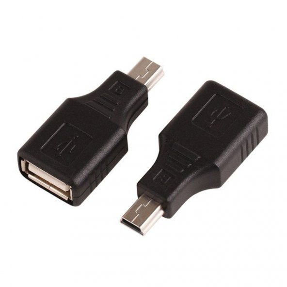 5 Pin Mini Usb Erkek To Usb Dişi Adaptör - Mini Usb Otg 519137362