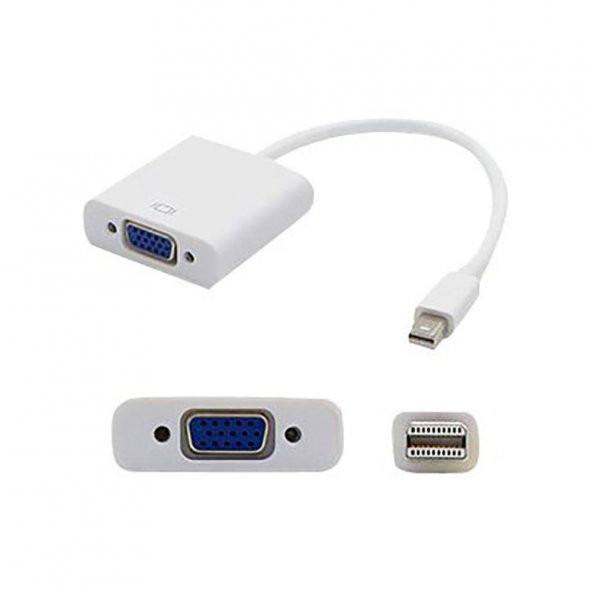 Mini Displayport To Vga Kablo Macbook Pro Air Monitör Çevirici - 8