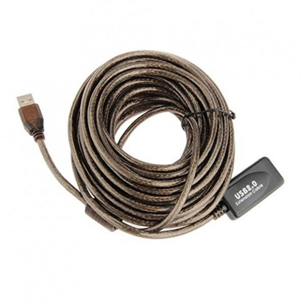 5M Metre Usb Uzatma Kablosu Güçlendirilmiş Çipli Usb Uzatma Kablo - Resim 2