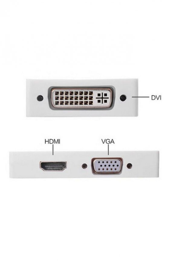 Mini Displayport To Hdmi Dvi Vga Kablo Çevirici Dönüştürücü Thunderbolt - 11