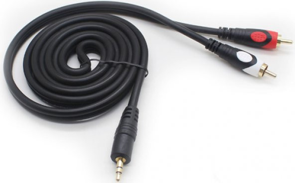 3.5Mm Stereo To 2 Rca Kablo Özel Seri 1.8 Metre