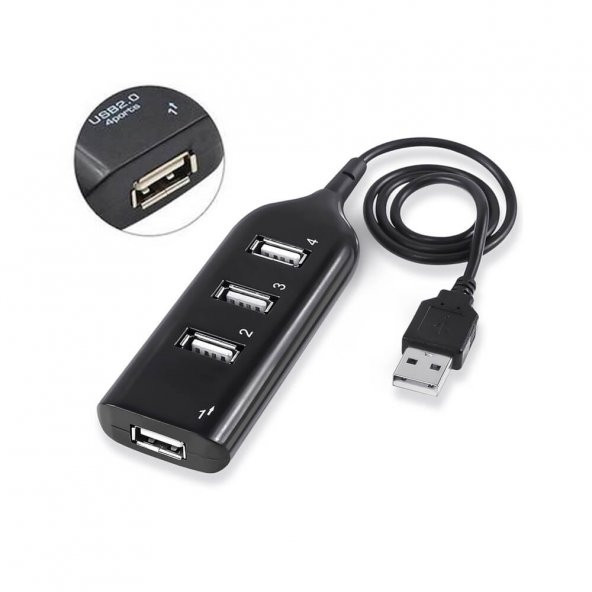 Usb 2.0 4 Port Usb Çoğaltıcı Çoklayıcı Hub Çoklama Pc Laptop ürün görseli
