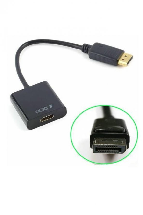 Displayport To Hdmi Dönüştürücü Adaptör DP Display Port Çevirici - 10