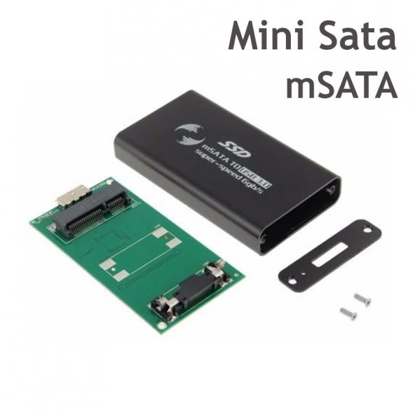 Mini Sata Msata Ssd Usb 3.0 Harddisk Kutusu Harici Msata Kut...