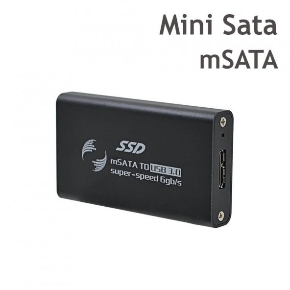 Mini Sata Msata Ssd Usb 3.0 Harddisk Kutusu Harici Msata Kut... - 2
