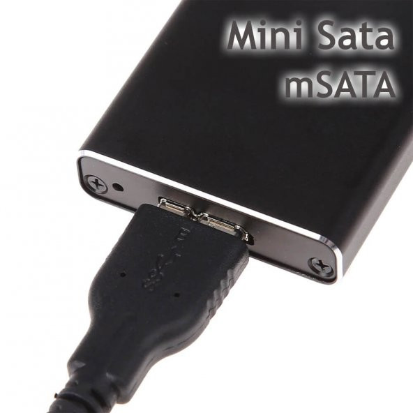Mini Sata Msata Ssd Usb 3.0 Harddisk Kutusu Harici Msata Kut... - 9