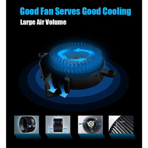 Coolcold AL5048 Ayarlanabilir Vakumlu Gaming Laptop Soğutucu - Resim 8