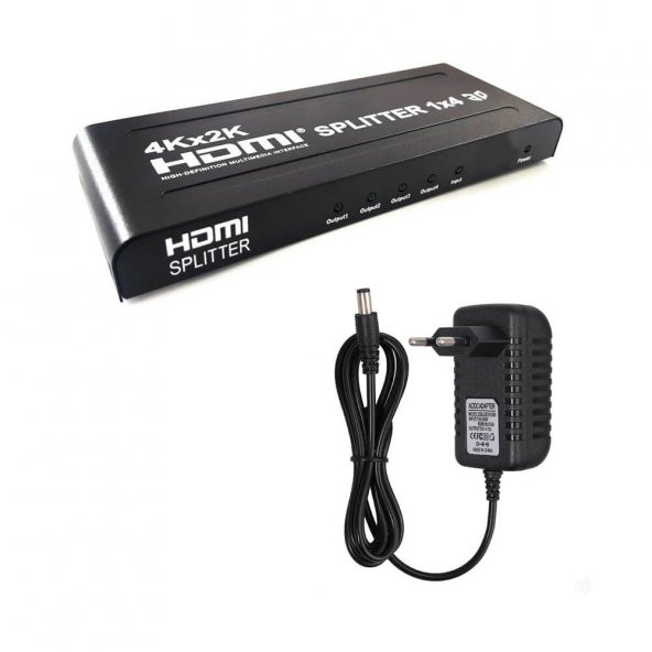 4 Port 4Kx2K Mini Hdmi Splitter-4 Port 4K Hdmi Splitter Çoklayıcı