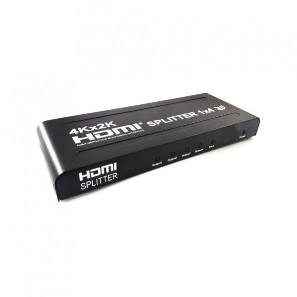 4 Port 4Kx2K Mini Hdmi Splitter-4 Port 4K Hdmi Splitter Çoklayıcı - 5