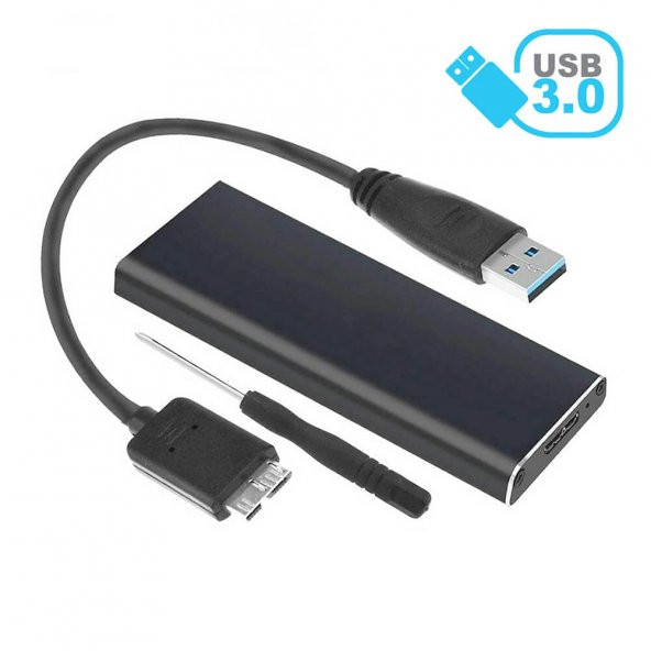 M.2 Ngff To Usb 3.0 Ssd Sata Hdd Harddisk Kutusu - Aliminyum Kasa - Resim 6