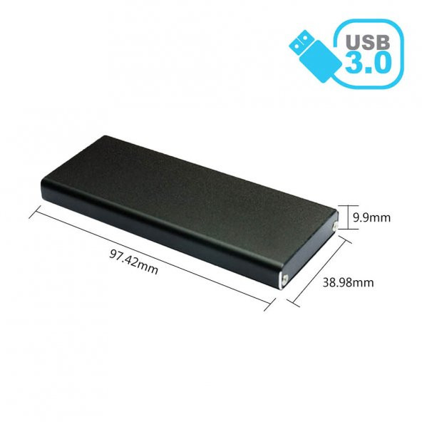 M.2 Ngff To Usb 3.0 Ssd Sata Hdd Harddisk Kutusu - Aliminyum Kasa - Resim 8