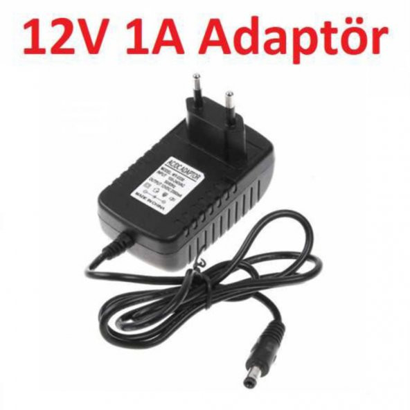 12V 1A - 12 Volt 1 Amper Şerit Led - Uydu Modem Adaptör 519134660