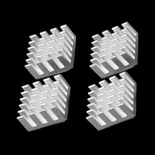 Arduino Raspberry Pi Ps Xbox360 Ram Aliminyum Soğutucu Gri - Resim 5