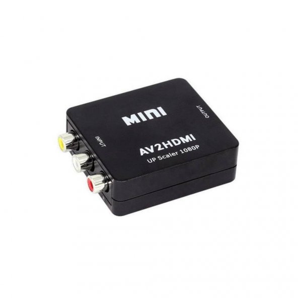 Scart Rca Lale Tos To Hdmi Çevirici Dönüştürücü Converter Siyah 519134600 - 4