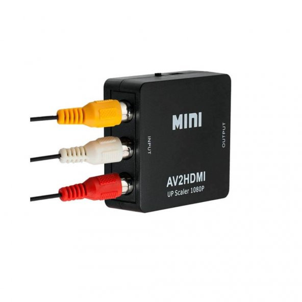 Scart Rca Lale Tos To Hdmi Çevirici Dönüştürücü Converter Siyah 519134600 - 7
