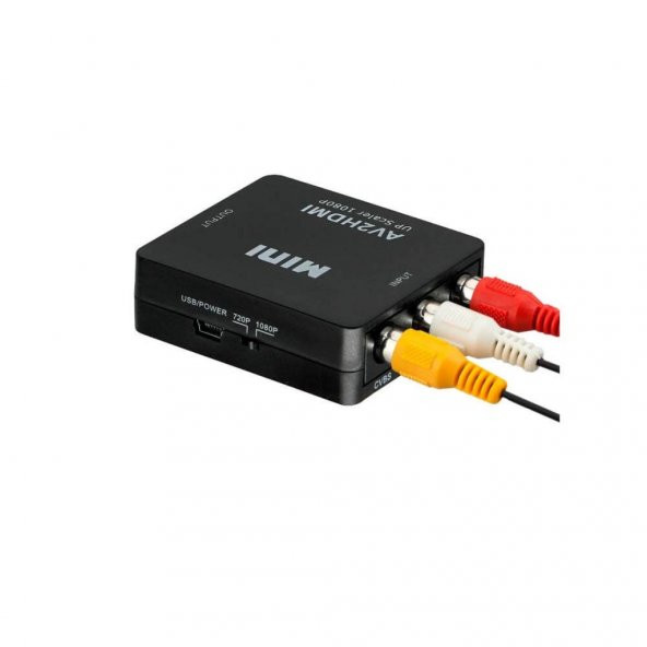 Scart Rca Lale Tos To Hdmi Çevirici Dönüştürücü Converter Siyah 519134600 - 8