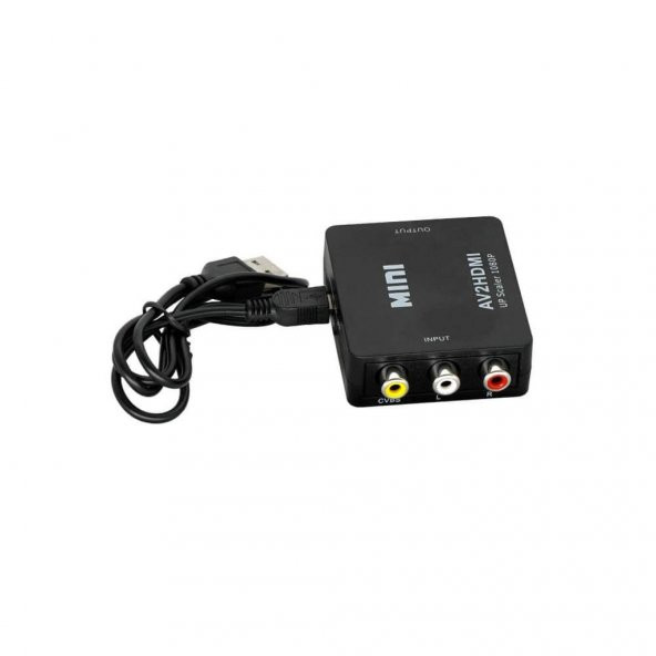 Scart Rca Lale Tos To Hdmi Çevirici Dönüştürücü Converter Siyah 519134600 - 9