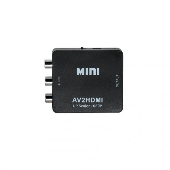 Scart Rca Lale Tos To Hdmi Çevirici Dönüştürücü Converter Siyah 519134600 - 10