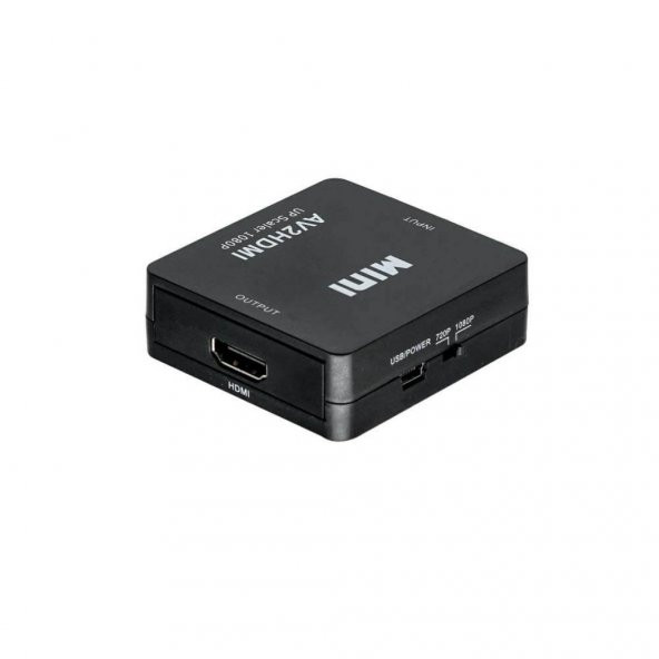 Scart Rca Lale Tos To Hdmi Çevirici Dönüştürücü Converter Siyah 519134600 - 11