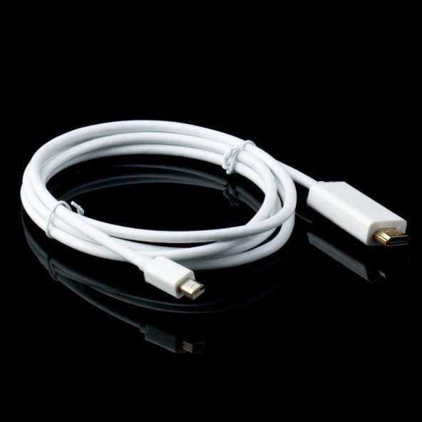 Mini Displayport To Hdmi Çevirici Dönüştürücü Adaptör Tv Kablosu - 2