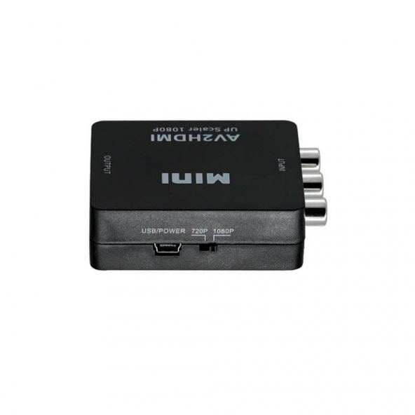 Scart Rca Lale Tos To Hdmi Çevirici Dönüştürücü Converter Siyah 519134600 - 12