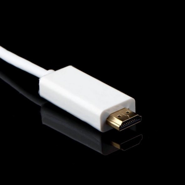 Mini Displayport To Hdmi Çevirici Dönüştürücü Adaptör Tv Kablosu - 3