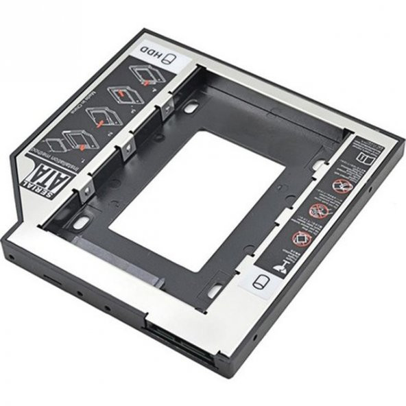 Ssd Caddy 9.5Mm Dvd To Ssd Kızak 2 Hdd Bağlama - Hdd Caddy Kutu - 2