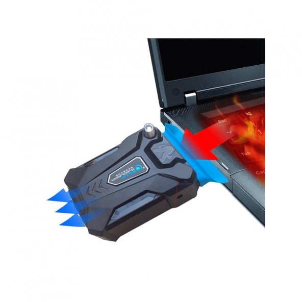 Wozlo Fan Ayarlı Vakumlu 11 - 17 Notebook Laptop Soğutucu ürün görseli 1