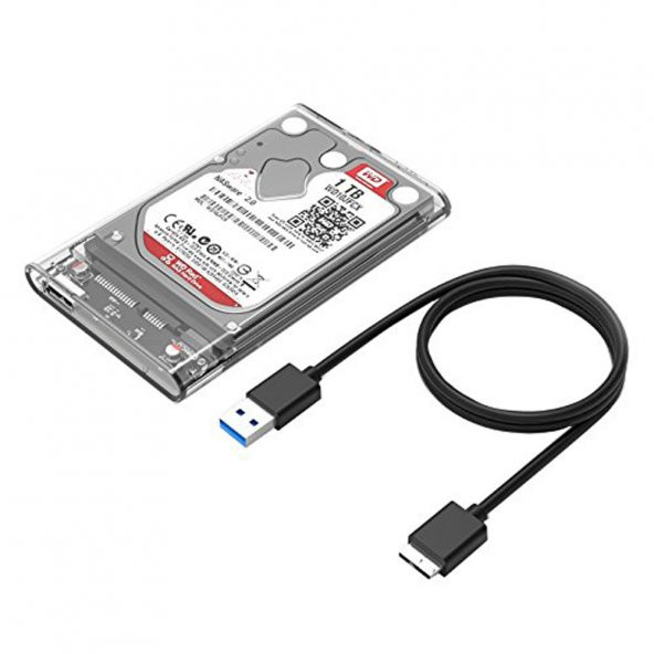 Orico Usb 3.0 To Sata 2.5’ Şeffaf Harici Harddisk Kutusu - Resim 4