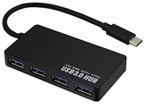 Usb 3.1 Type C Çoklayıcı 4 Port Type C To Usb 3.0 Hub 5Gbps