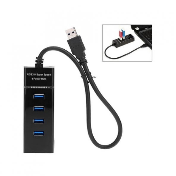 4 Port Usb 3.0 Hub - Usb Çoklayıcı 5Gbps Chipli Versiyon (519133693) - Resim 4