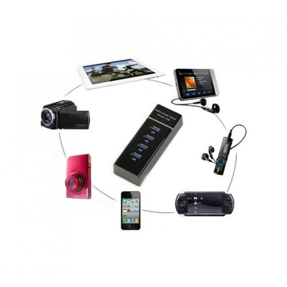 4 Port Usb 3.0 Hub - Usb Çoklayıcı 5Gbps Chipli Versiyon (519133693) - Resim 8