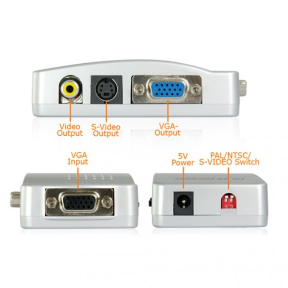 Vga To Scart Çevirici Dönüştürücü Converter 519133548 - 4