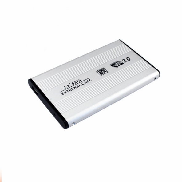 2.5 İnç Usb 3.0 Sata Harddisk Hdd Kutusu 5 Gbps + Kılıf - Gri - 4
