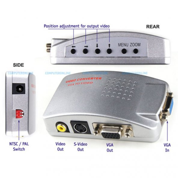 Vga To Scart Çevirici Dönüştürücü Converter 519133548 - 7
